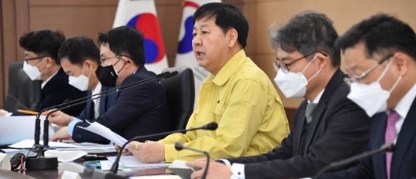 구윤철 기획재정부 차관이 23일 정부세종청사에서 열린 ‘제6차 재정관리점검회의’에서 발언을 하고 있다.