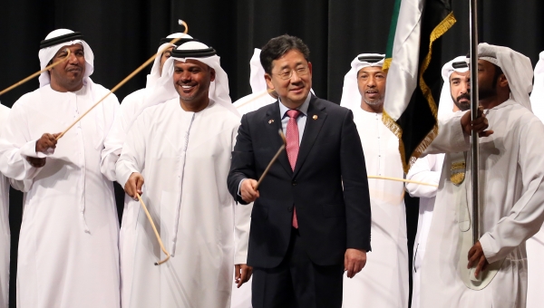 2020 한-아랍에미리트 상호 문화교류의 해 개막행사에 참석한 박양우 장관