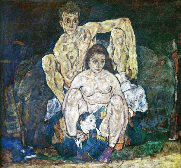 에곤쉴레_가족, 1918