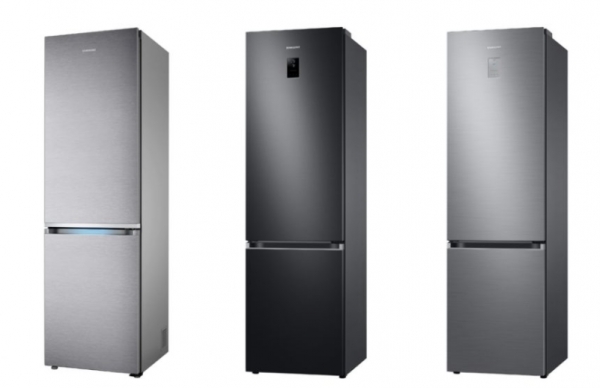 독일 최대 소비자 매체 ‘스티바’의 냉장고 제품 평가에서 상냉방·하냉동(BMF) 부문 1~3위를 석권한 삼성전자 냉장고(왼쪽부터 1,2,3위를 차지한 모델) [삼성전자 제공]