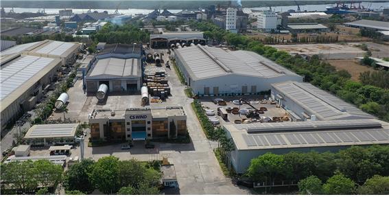 씨에스윈드 베트남 풍력타워 생산 공장