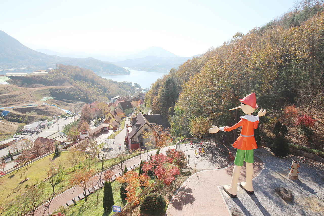청평 이탈리아마을 피노키오와다빈치. [한국관광공사]