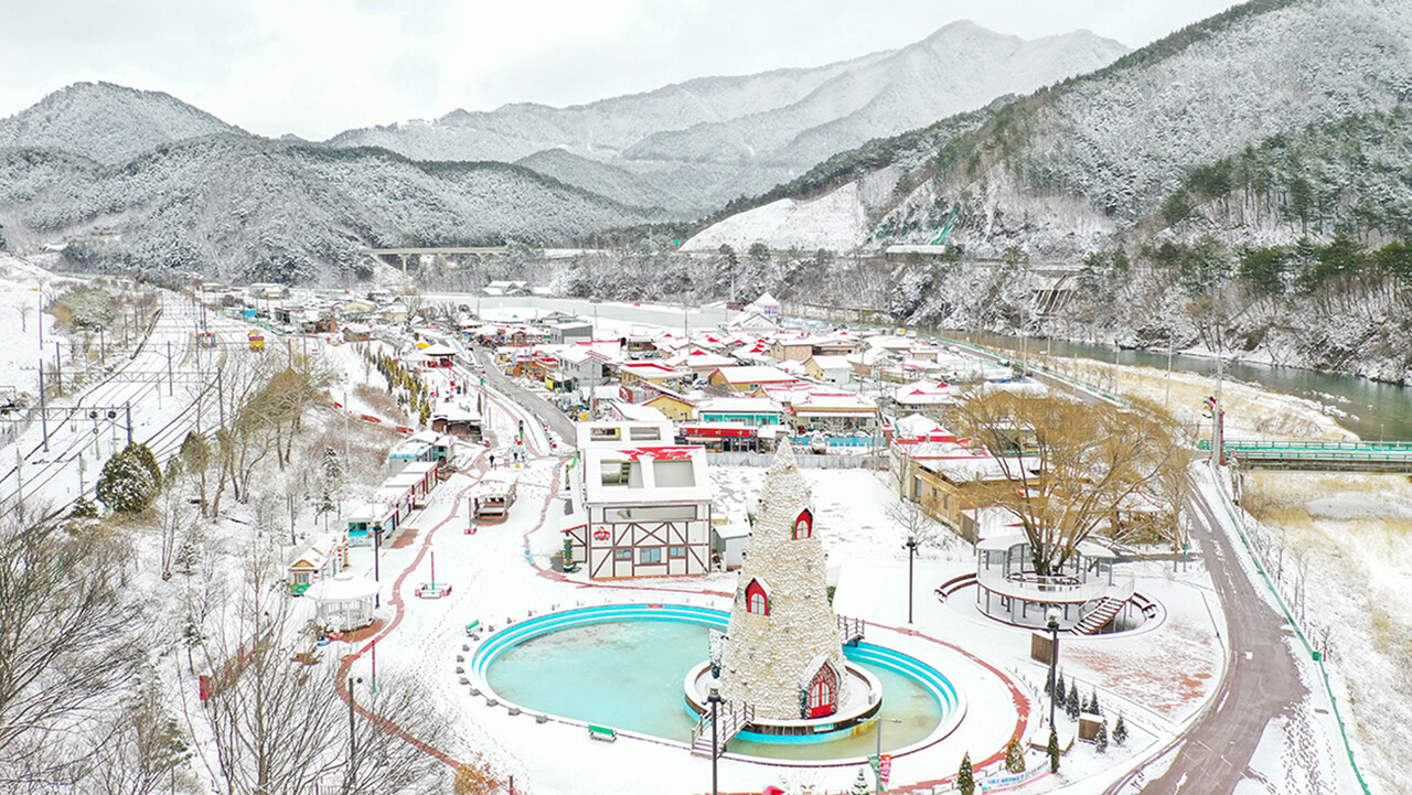 봉화 분천산타마을. [봉화군]