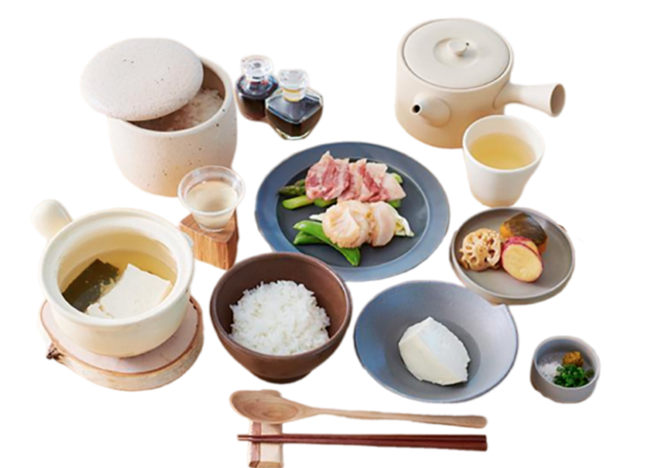 히가시카와 펠리컨 숙소 내부 전경과 숙박을 하면 먹을 수 있는 조식.