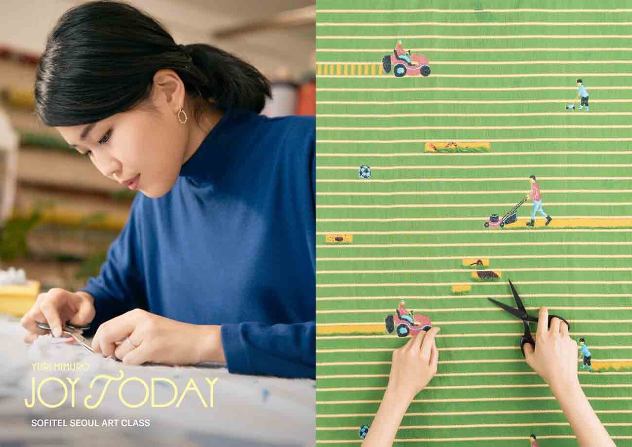 소피텔 앰배서더 서울 일본 텍스타일 아티스트 ‘히무로 유리(Yuri Himuro)’